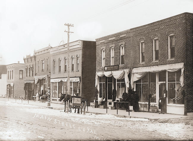 Historic Main St, Loyal WI