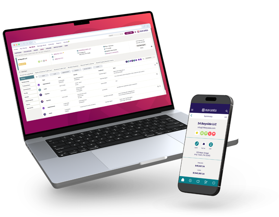 Navanta CRM for Community Bankers